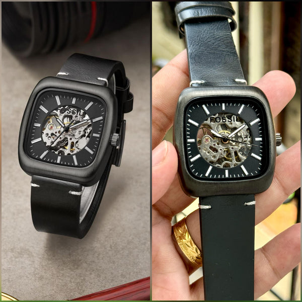 Daring & Complex – Fossil Rutherford Automatic Watch (7AA Premium) For Men | Model: Rutherford | Dial Size: 41mm